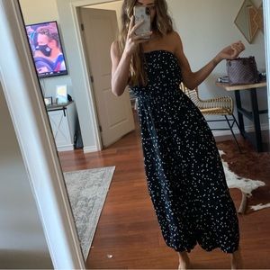 UO Silence + Noise Polka Dot Jumpsuit